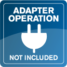 ADAPTER OPERATION NOT INCLUDED
