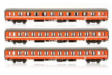 1 x 1. Klasse Wagen, 2 x 2. Klasse Wagen  der UIC-X Vorserie (2. Serie) Ep IV