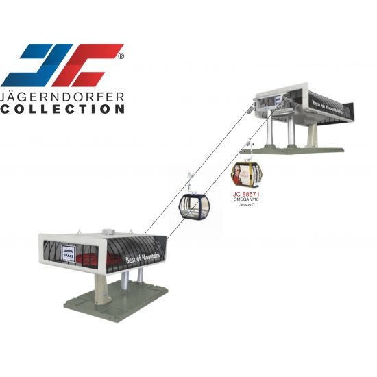 Elektrische Umlaufseilbahn - Profi Set Flying Mozart | Maßstab 1:32